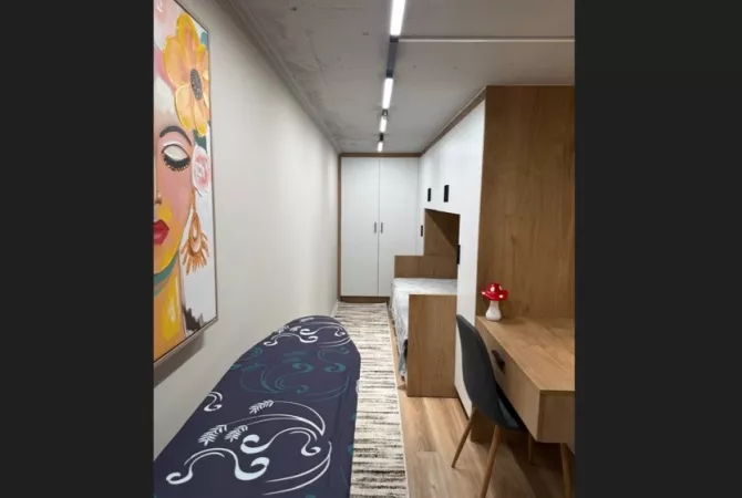 Shtepi me qera Duplex(shtepi me 2 kate) ne Tirane, 1+1, Mobilimi E mobiluar, Pagesa 650  Euro.