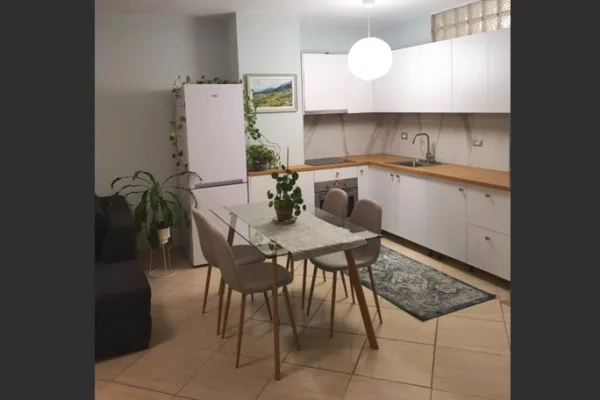 Shtepi me qera Apartament ne Tirane, 1+1, Mobilimi E mobiluar, Pagesa 55,000  Leke.