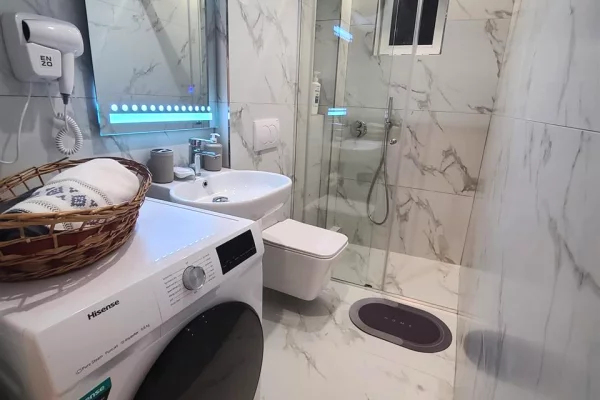 Shtepi me qera Apartament ne Tirane, 1+1, Mobilimi E mobiluar, Pagesa 75,000  Leke.