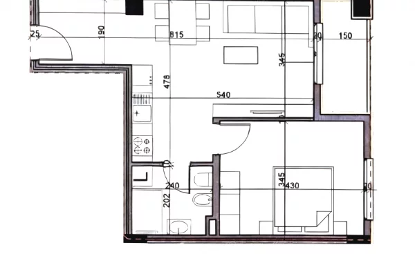 Shtepi ne shitje 1+1 ne Tirane - 84,000 Euro