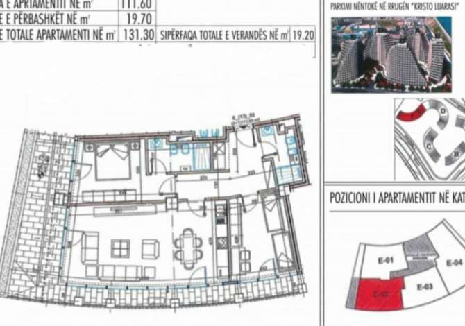Shtepi ne shitje 2+1 ne Tirane - 495,000 Euro