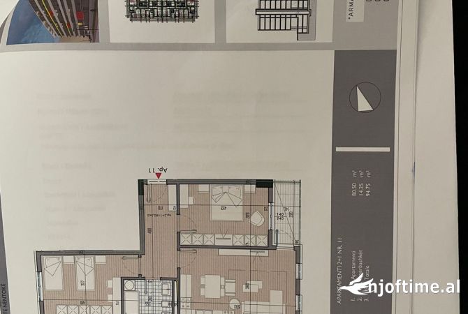 Shtepi ne shitje 2+1 ne Tirane - 90,000 Euro