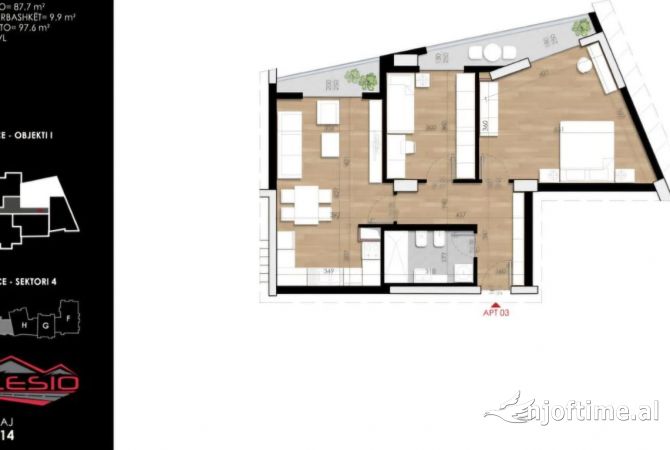 Shtepi ne shitje 2+1 ne Tirane - 137,000 Euro
