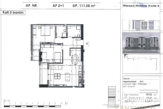 House for Sale 2+1 in Tirana - 144,400 Euro
