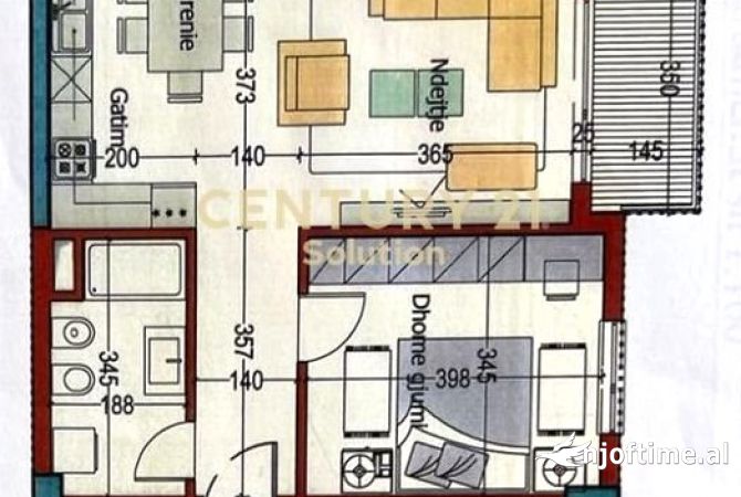 Shtepi ne shitje 1+1 ne Tirane - 122,000 Euro