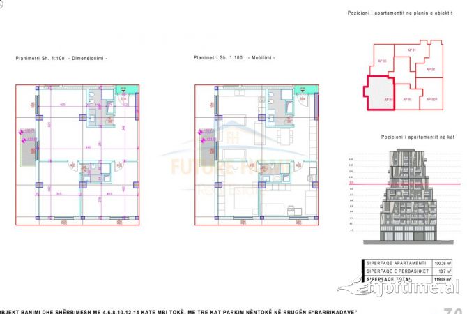 Shtepi ne shitje 2+1 ne Tirane - 297,650 Euro