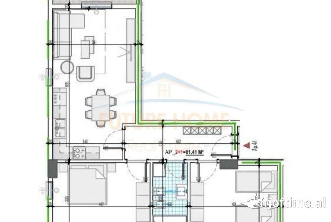 Shtepi ne shitje 2+1 ne Tirane - 89,500 Euro