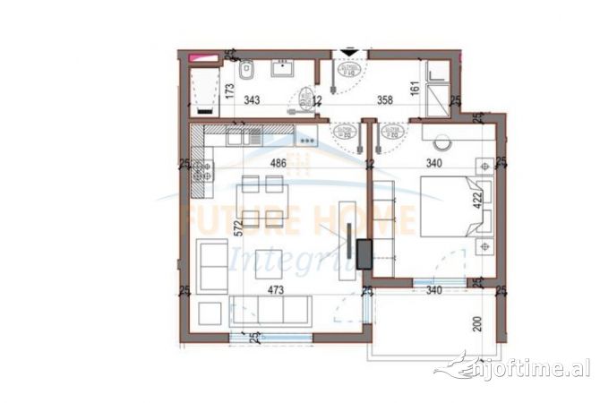 Shtepi ne shitje 1+1 ne Tirane - 62,860 Euro