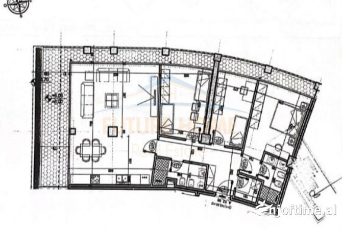 Apartment for sale in Tirana 3+1, Emty