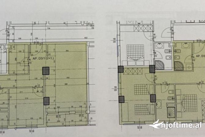Shtepi ne shitje Apartament ne Tirane, 2+1, Mobilimi Bosh, pa mobiluar, Pagesa 175,000  Euro.