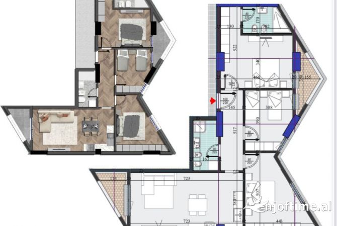 Shtepi ne shitje 3+1 ne Tirane - 185,250 Euro