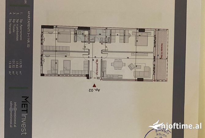 Shtepi ne shitje 2+1 ne Tirane - 94,375 Euro