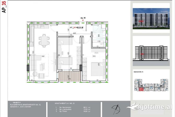 Shtepi ne shitje 2+1 ne Tirane - 67,700 Euro