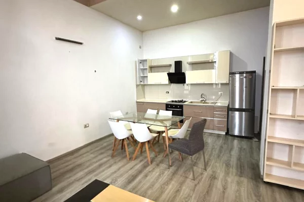 Shtepi me qera Penthose(kati i fundit panoramik) ne Tirane, 1+1, Mobilimi E mobiluar, Pagesa 30,000  Leke.