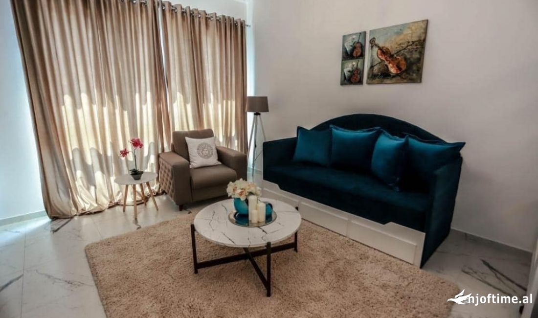 Shtepi me qera Apartament ne Tirane, 1+1, Mobilimi E mobiluar, Pagesa 80,000  Leke.