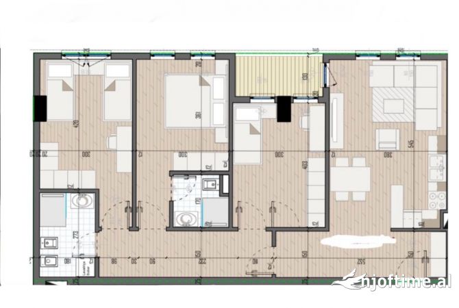 Shtepi ne shitje 3+1 ne Tirane - 115,000 Euro