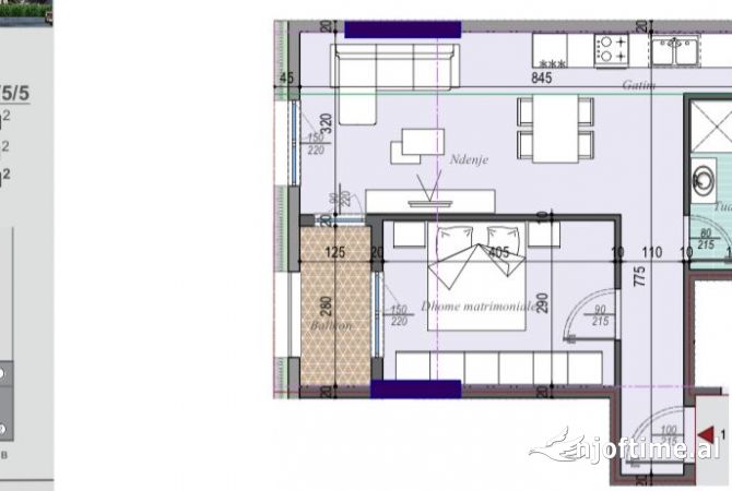 House for Sale 1+1 in Tirana - 91,700 Euro