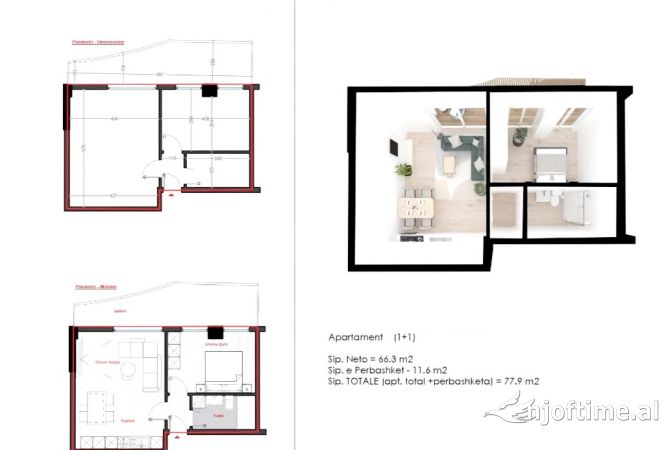 Shtepi ne shitje 1+1 ne Lezhe - 93,480 Euro