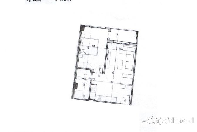 Shtepi ne shitje 1+1 ne Tirane - 64,288 Euro