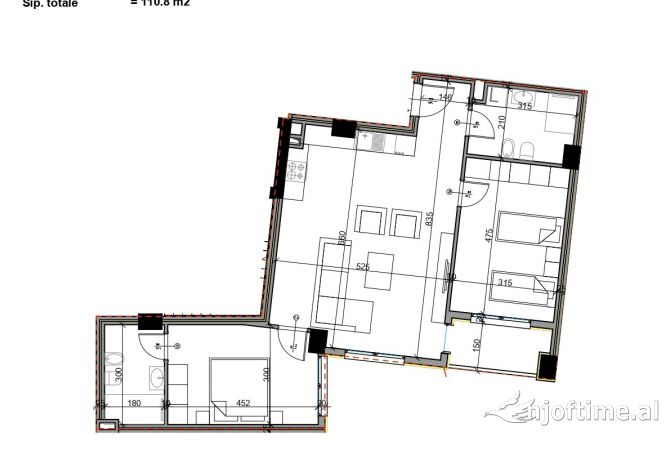 Shtepi ne shitje 2+1 ne Tirane - 101,936 Euro