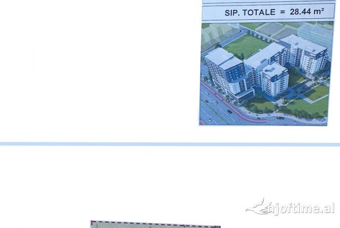Shtepi ne shitje Apartament ne Tirane, 1+1, Mobilimi Bosh, pa mobiluar, Pagesa 112,770  Euro.