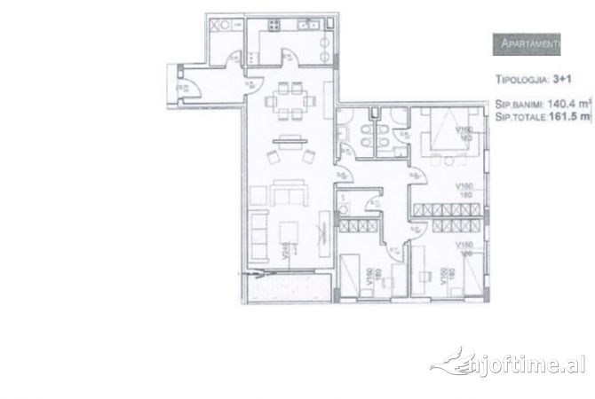 Shtepi ne shitje 3+1 ne Tirane - 323,000 Euro