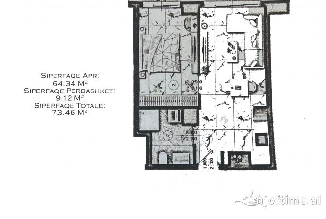 Shtepi ne shitje 1+1 ne Durres - 91,825 Euro