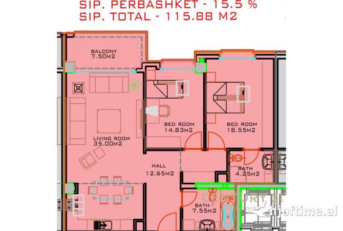 Shtepi ne shitje 3+1 ne Tirane - 300,000 Euro