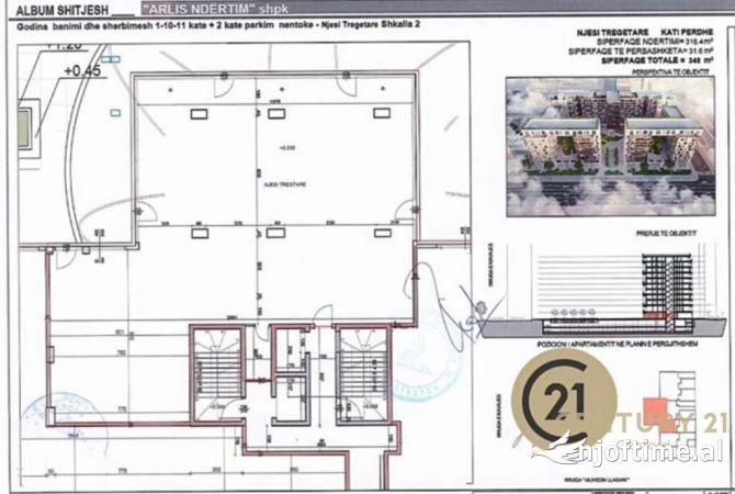 Ambient biznesi me qera 1+1 ne Tirane - 7,200 Euro