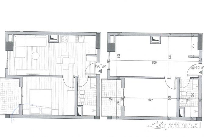 Shtepi ne shitje 1+1 ne Tirane - 95,000 Euro