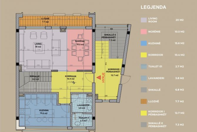 Shtepi ne shitje 4+1 ne Tirane - 465,000 Euro