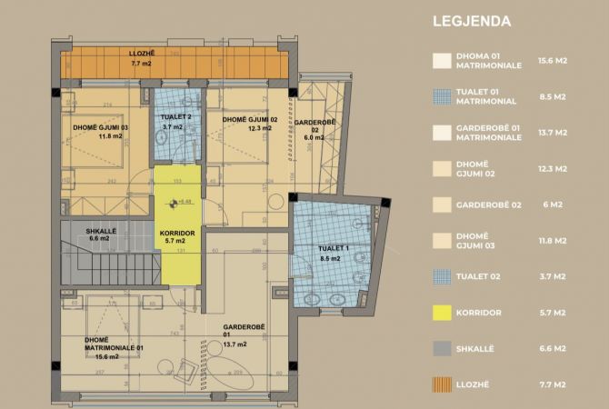 Shtepi ne shitje Duplex(shtepi me 2 kate) ne Tirane, 4+1, Mobilimi E mobiluar, Pagesa 465,000  Euro.
