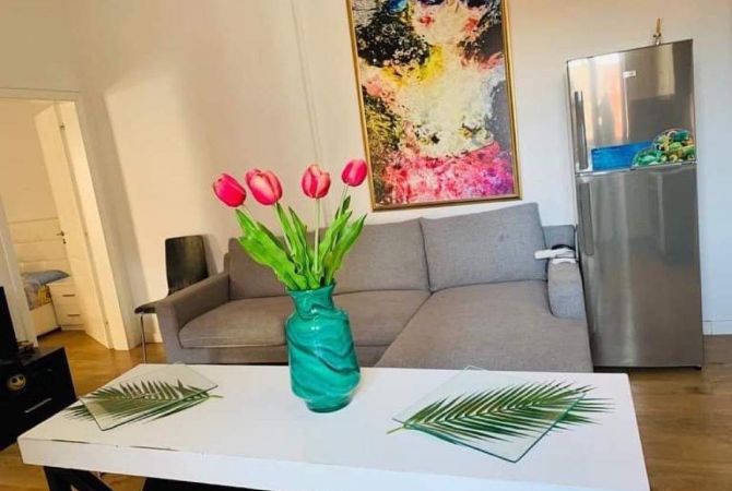 Shtepi me qera Apartament ne Tirane, 1+1, Mobilimi E mobiluar, Pagesa 600  Euro.