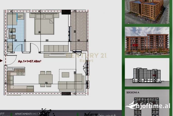 Casa in vendita 1+1 a Tirana - 59,751 Euro