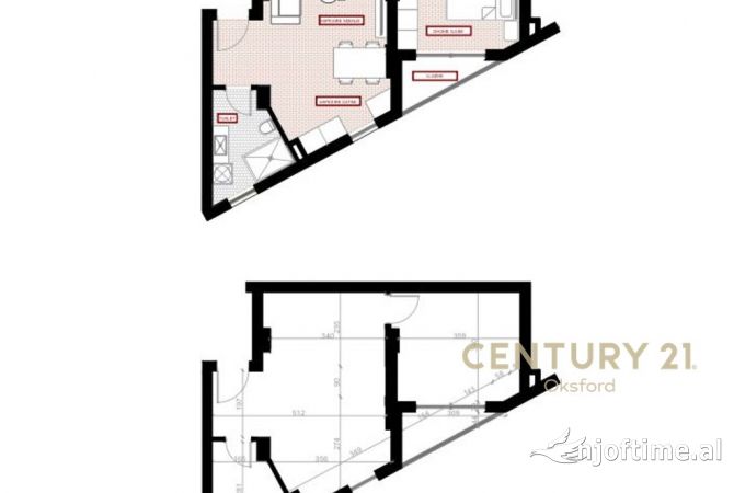 Shtepi ne shitje Apartament ne Tirane, 1+1, Mobilimi Bosh, pa mobiluar, Pagesa 107,000  Euro.