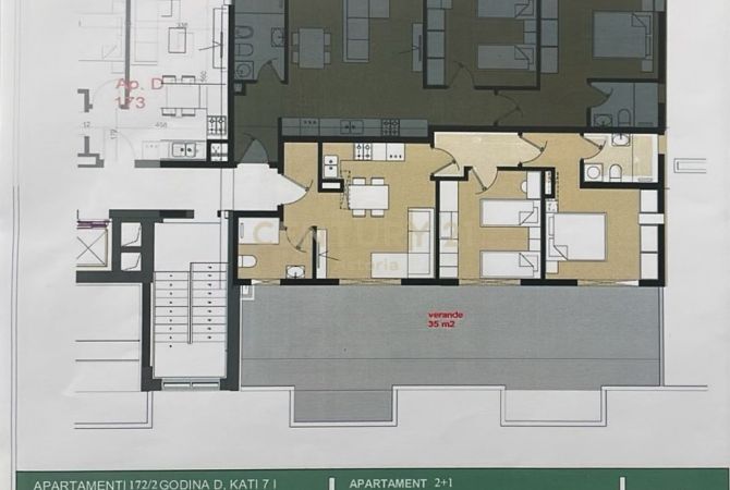 Shtepi ne shitje 2+1 ne Tirane - 94,500 Euro