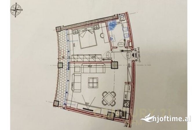 Shtepi ne shitje 1+1 ne Tirane - 225,120 Euro