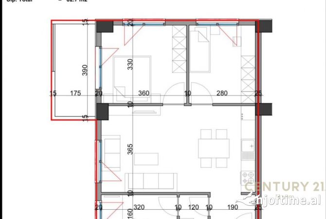 Shtepi ne shitje 2+1 ne Tirane - 124,000 Euro