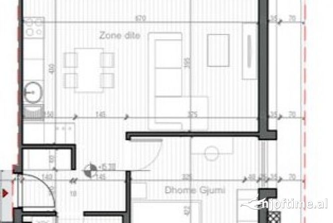 House for Sale 1+1 in Tirana - 127,353 Euro