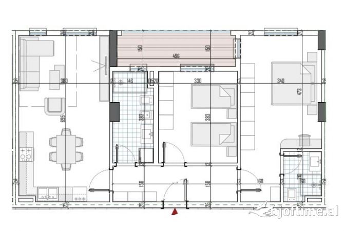 Shtepi ne shitje 2+1 ne Tirane - 82,358 Euro
