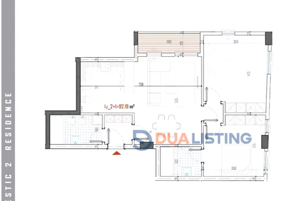 House for Sale 2+1 in Tirana - 100,220 Euro