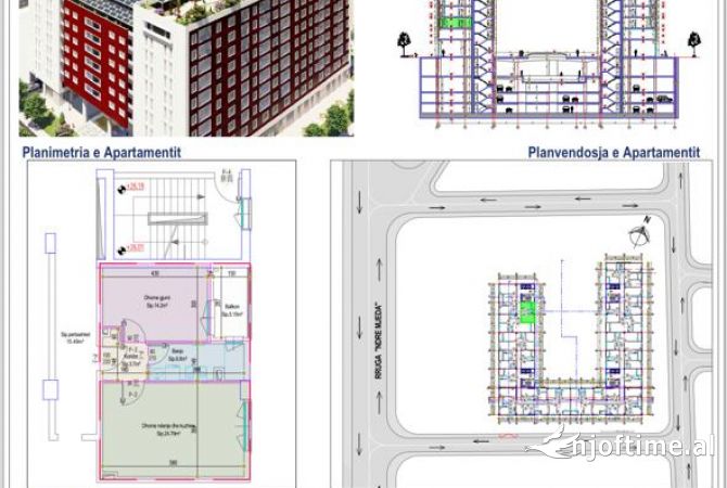 Shtepi ne shitje 1+1 ne Tirane - 115,500 Euro