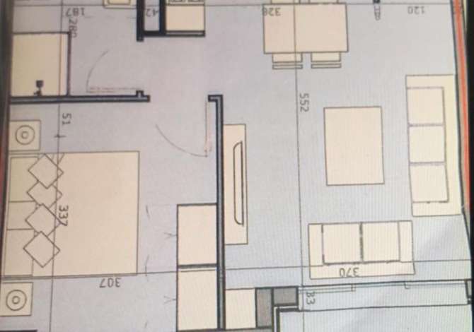 Shtepi ne shitje Apartament ne Tirane, 1+1, Mobilimi Pjeserisht e mobiluar, Pagesa 110,000  Euro.