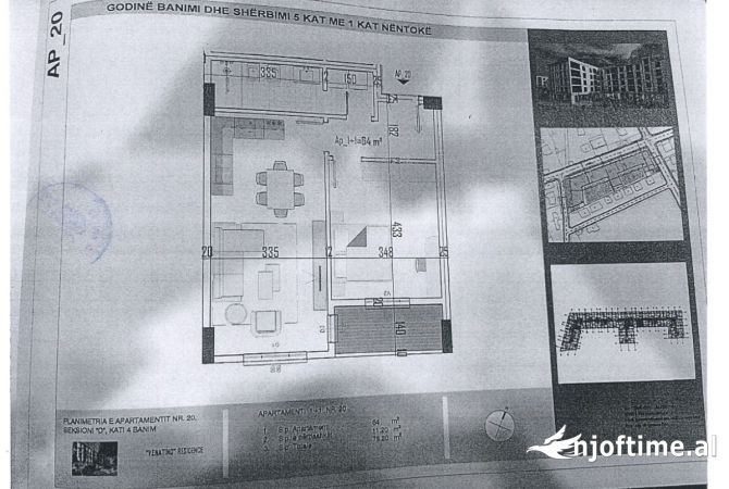 Shtepi ne shitje 1+1 ne Tirane - 52,640 Euro