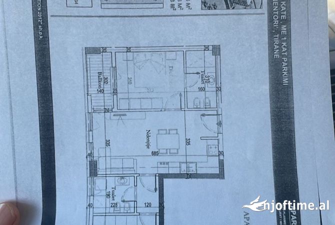 Shtepi ne shitje 2+1 ne Tirane - 109,125 Euro