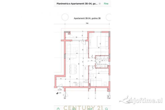 Shtepi ne shitje Apartament ne Tirane, 2+1, Mobilimi E mobiluar, Pagesa 279,000  Euro.