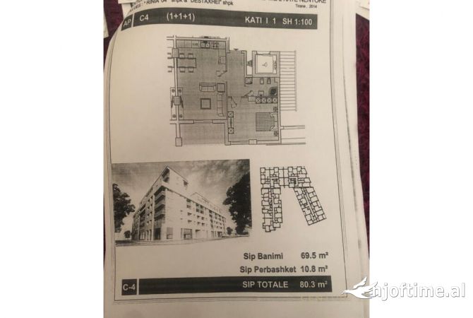 Shtepi ne shitje Apartament ne Tirane, 1+1, Mobilimi E mobiluar, Pagesa 133,000  Euro.