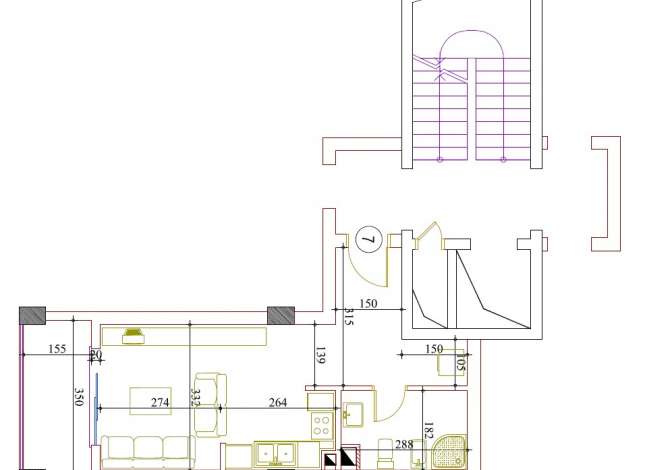 Shtepi ne shitje 1+1 ne Tirane - 57,000 Euro