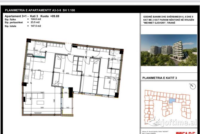 Shtepi ne shitje 3+1 ne Tirane - 147,500 Euro