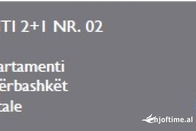 Shtepi ne shitje Apartament ne Tirane, 2+1, Mobilimi Bosh, pa mobiluar, Pagesa 99,405  Euro.